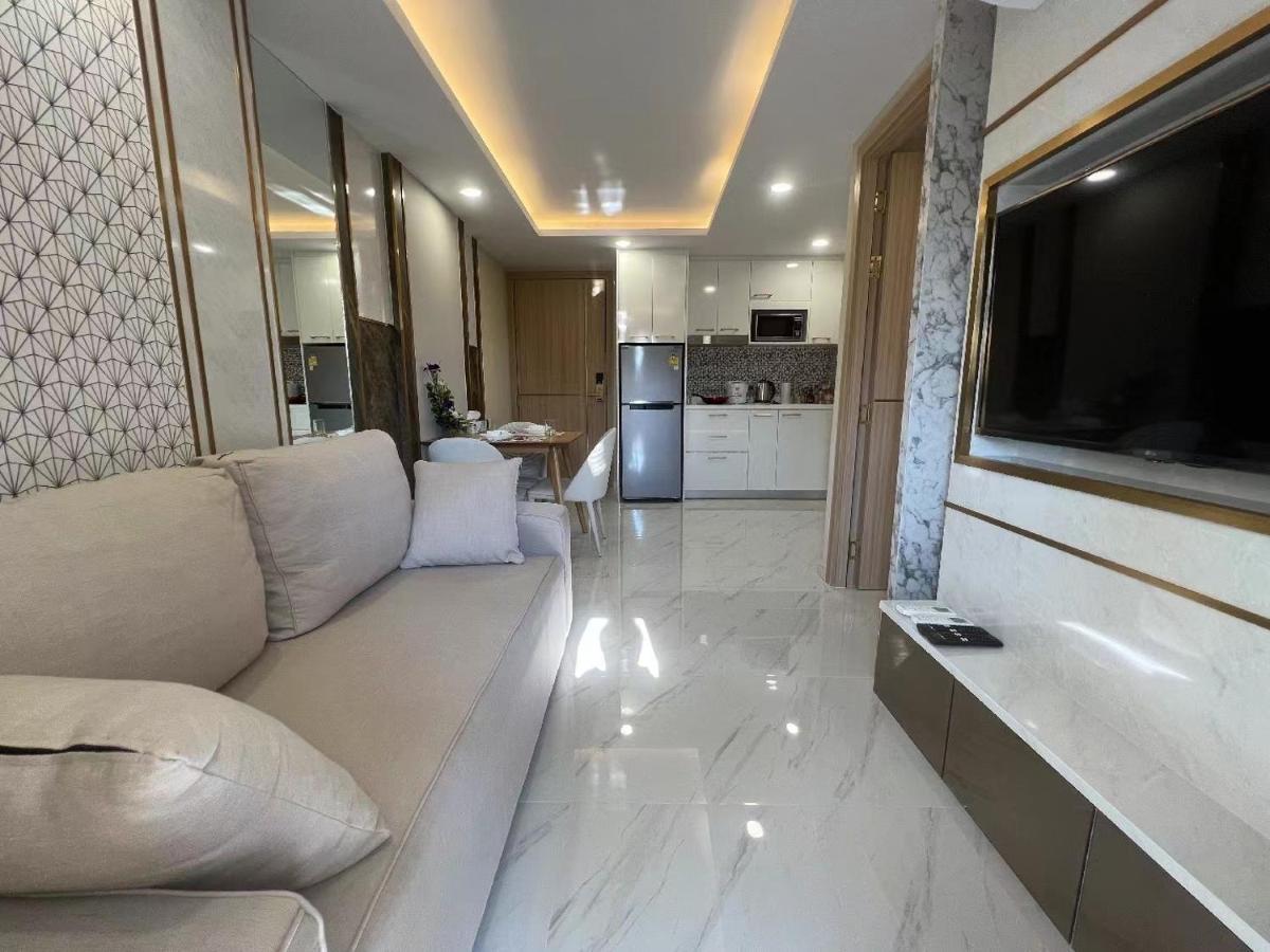 Romantic Beach Apartment芭堤雅水系高档酒店式公寓可做饭 หาดจอมเทียน ภายนอก รูปภาพ